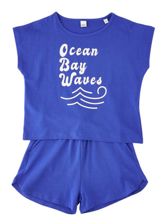Kids Set with Shorts Summer 2 Pieces Blue