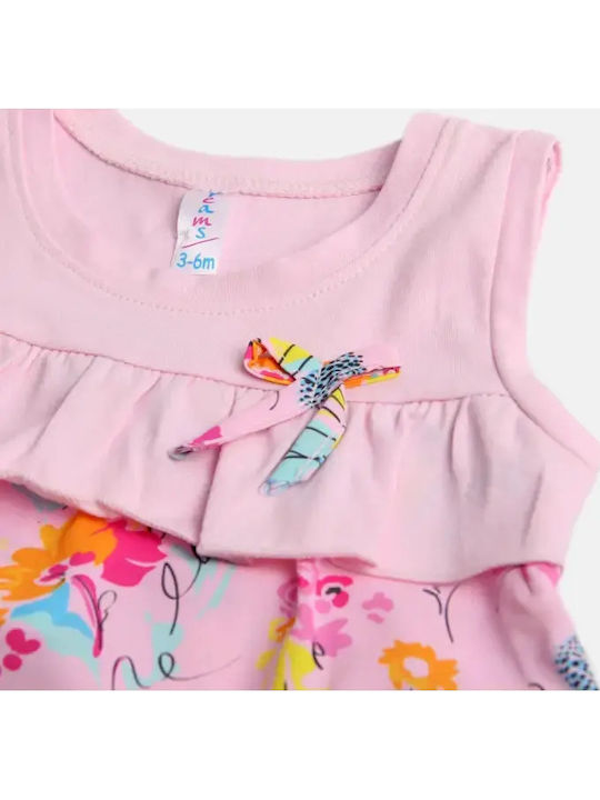 Kids' Set with Shorts Summer 2pcs Pink