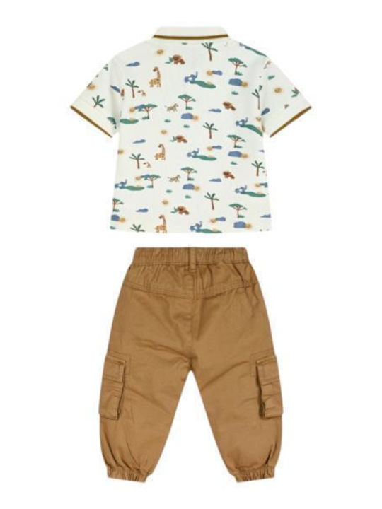 Kinderbekleidungsset mit Sommerhose 2 Stück Schokolade