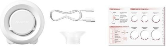 Momcozy Pompa de sân electrică simplă la rețea roz