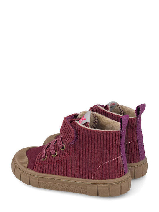 Anatomische Leder Kinderstiefel Barefoot Rote