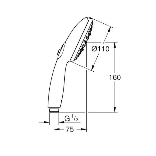 Grohe Vitalio Start 110 Τηλέφωνο Ντουζ