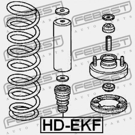 Honda Integra 4d Db6 Jp Amortizor Față Rebound 52722-sm4-961