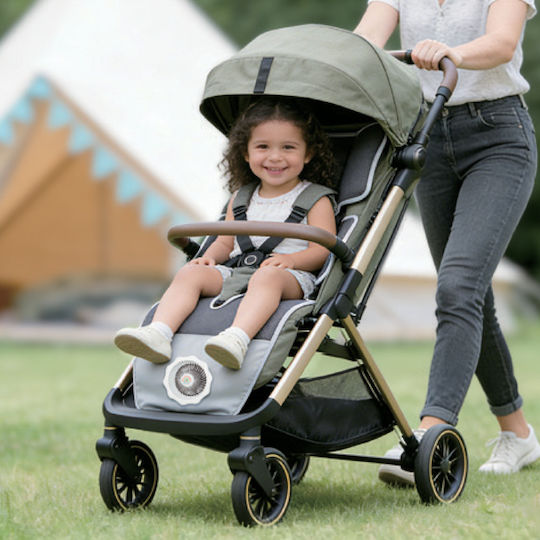Bebe Stars Stroller Fabric Black