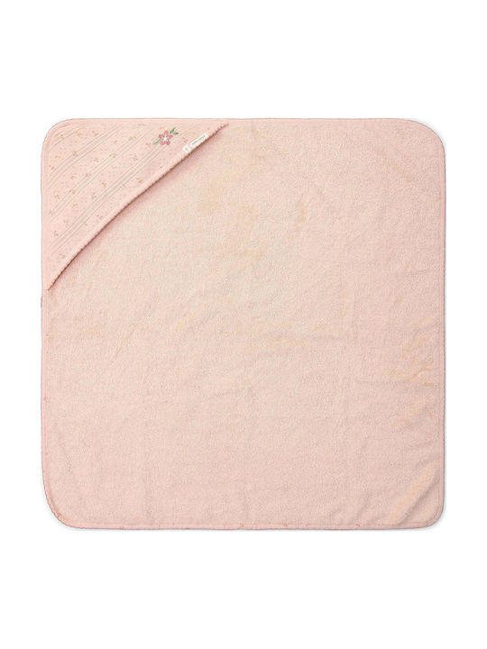 Little Dutch Baby Bathrobe Hooded Pure Pure Blossom 100x100cm