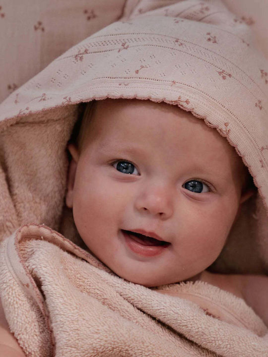 Little Dutch Baby Bathrobe Hooded Pure Pure Blossom 100x100cm