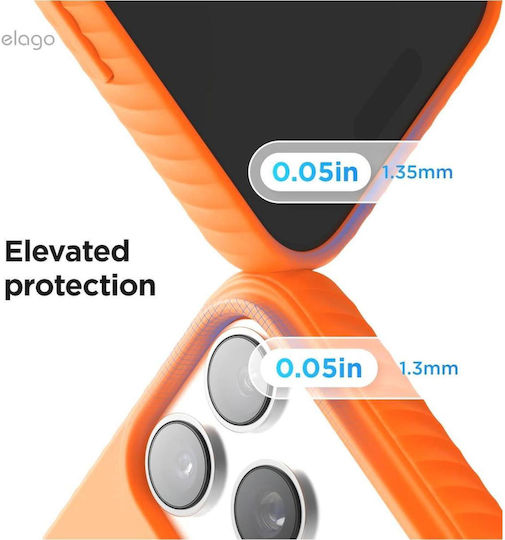 Elago Back Cover Σιλικόνης Πορτοκαλί (iPhone 17 Pro Max)