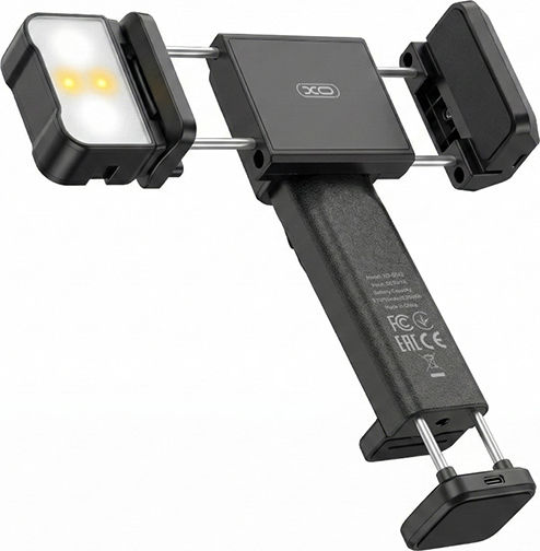 Portable Mobile Stand Adjustable Mounting Clip Built In Light XO SS42