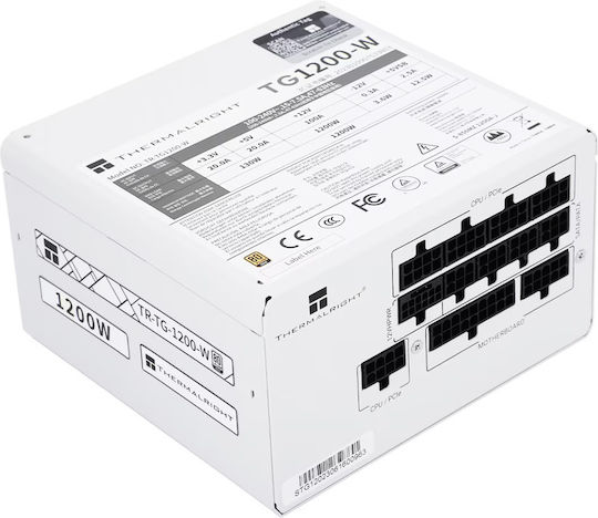 Thermalright 1200W Albă Sursă de Alimentare pentru Calculator Complet Modular 80 Plus Gold (TR-TG1200-W)