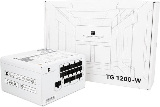 Thermalright 1200W Albă Sursă de Alimentare pentru Calculator Complet Modular 80 Plus Gold (TR-TG1200-W)