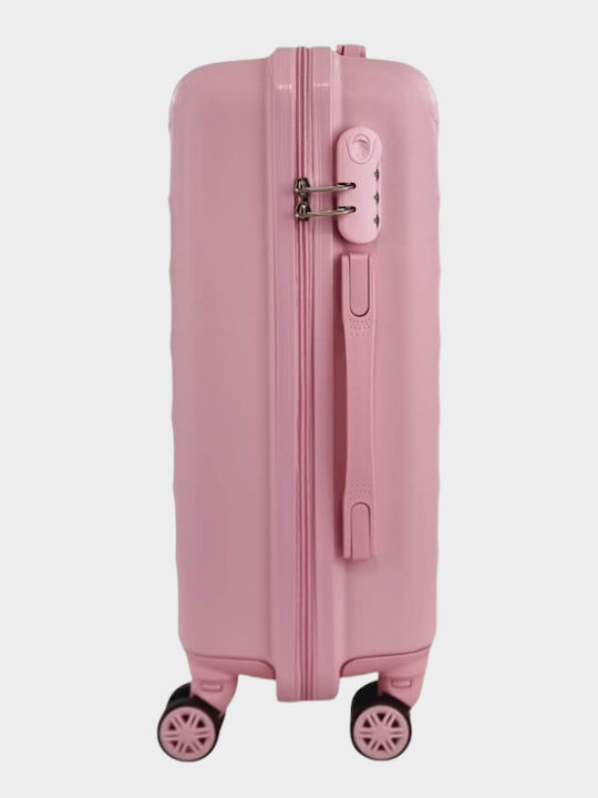 My Choice Valiză de Călătorie de Cabină Dura Roz Înălțime 55cm