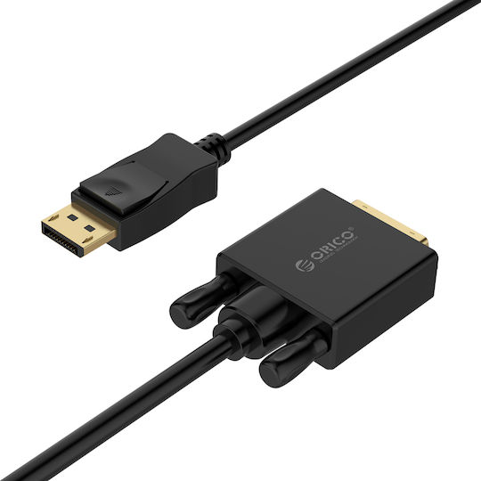 Orico DVI-D-Stecker Kabel - DisplayPort-Stecker 1m Schwarzes XD-DTD