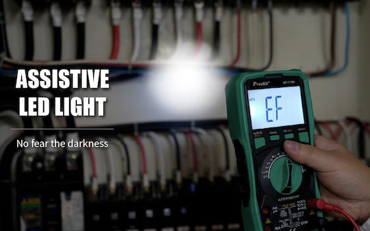 Proskit Digital Multimeter True RMS with Buzzer with AC / DC / Resistance / Capacitance / Temperature Measurement MT-1710N