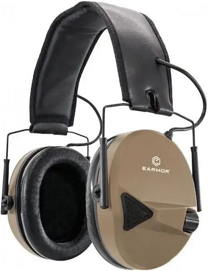 Earmor M30 Coyote Căști de protecție electronice cu bandă
