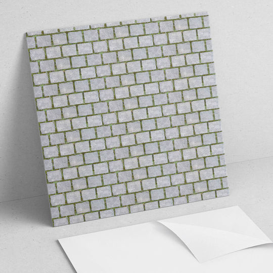 Decorative Vinyl Tiles Graphics Kitchen Or Bathroom Brick Design 4x50x50 Pcs