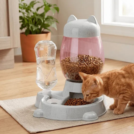 Nobleza Automatic Food and Water Bowl for Dog and Cat made of Propylene 2 x 2.31L