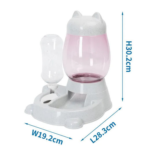Nobleza Automatic Food and Water Bowl for Dog and Cat made of Propylene 2 x 2.31L