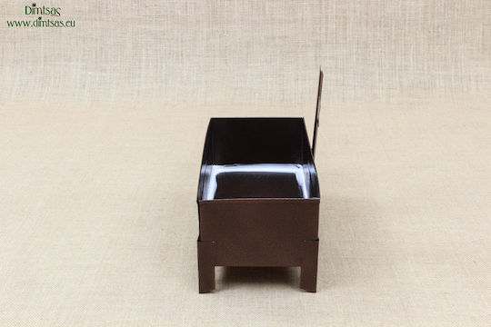 Simple Or Water Sand Hammered Brown Candle Holder