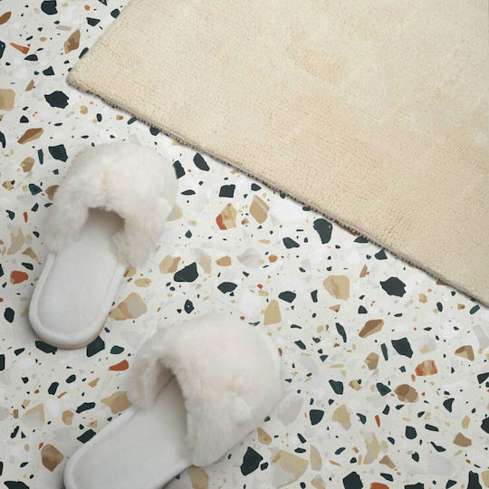 PVC Tile Set Decorative Design Kitchen Or Bathroom Stone Background 4x50x50 Cm