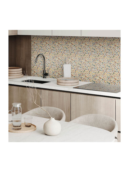 Set Wandsticker Vinyl Fliesen Mosaik Design Stein 20x20x20 cm
