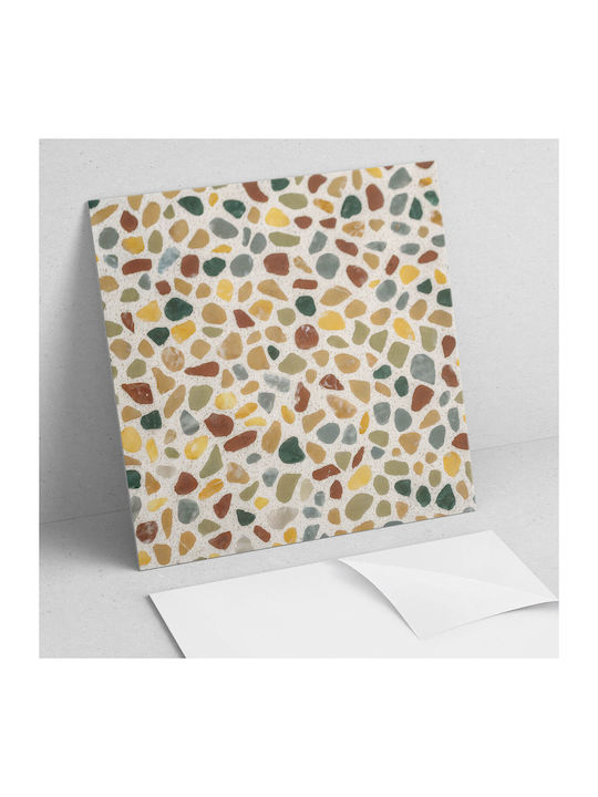 Set Wandsticker Vinyl Fliesen Mosaik Design Stein 20x20x20 cm