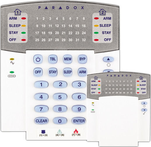 DSC Security Access-Control Keypad in White Colour HS2LCD