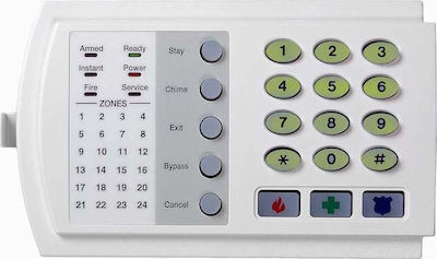 DSC Security Access-Control Keypad in White Colour HS2LCD