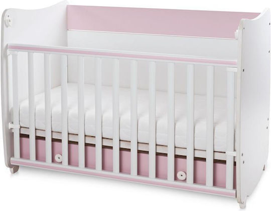 Lorelli Lorelli Babybett Künia Dream Weiß mit Matratze