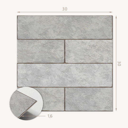 Wandsticker & Wandgemälde Vinyl Fliesen Grafiken Küche Oder Badezimmer Dreidimensionales Ziegelmuster 9x30x30 cm