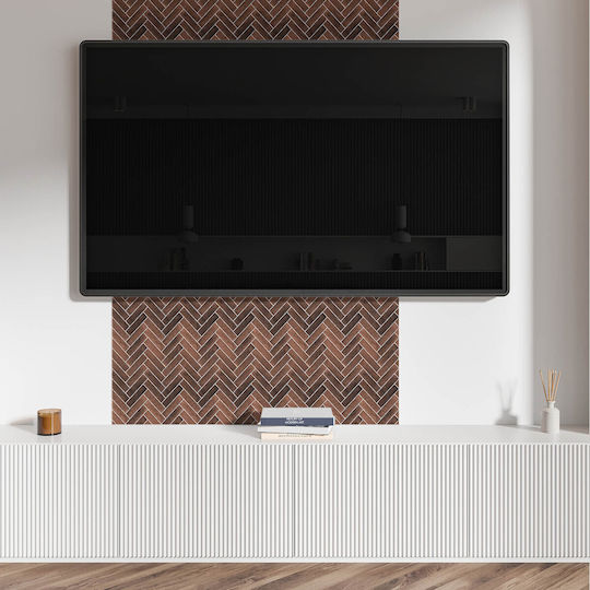 Decorative Tile Graphic Stickers Wooden Herringbone Design 4x50x50 Pc