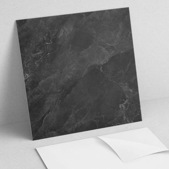 Set of Vinyl Tiles Kitchen Natural Stone Texture 9x30x30 Pcs
