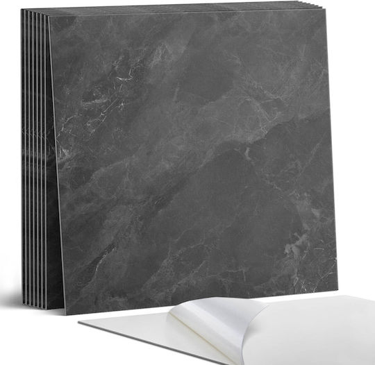 Set of Vinyl Tiles Kitchen Natural Stone Texture 9x30x30 Pcs