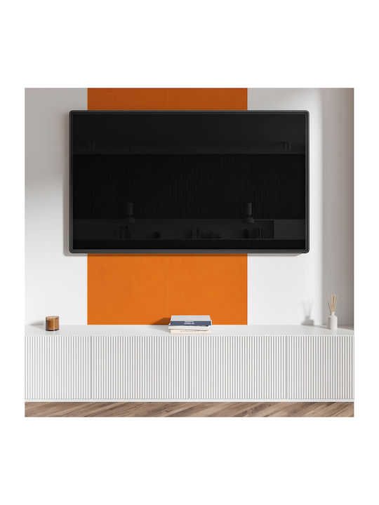 Set Vinyl Kacheln Design Wohnzimmer Wandsticker Orange 4x50x50 cm
