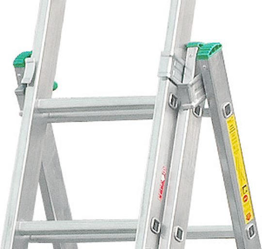 Multipurpose Aluminum Ladder with Maximum Height 8.41m