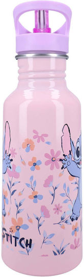 Vintage Lovers Rostfreier Stahl Kinder Trinkflasche Stitch Rosa 500ml