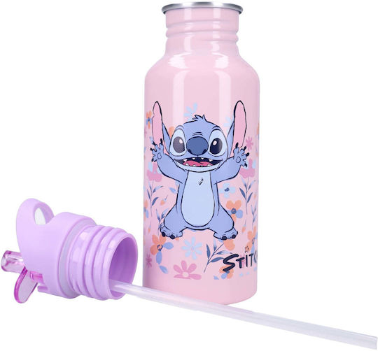 Vintage Lovers Rostfreier Stahl Kinder Trinkflasche Stitch Rosa 500ml