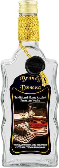 Sticlă Mică Decorată Fala 500ml Oak Bourbon Brandy