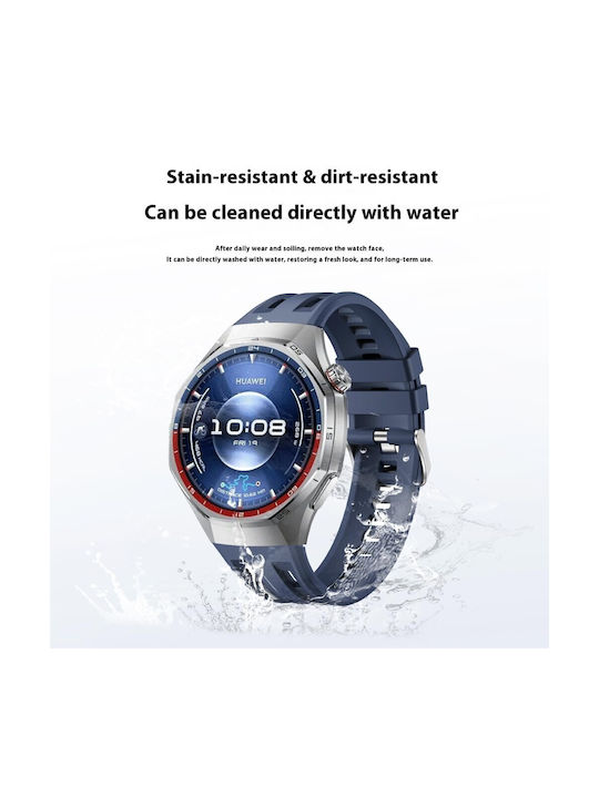 Huawei Watch Ultimate 2 Watch GT Runner 2 Watch GT 6 Pro 46mm Silicone Strap Black