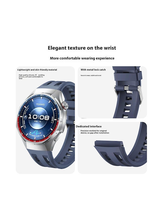 Huawei Watch Ultimate 2 Watch GT Runner 2 Watch GT 6 Pro 46mm Silicone Strap White