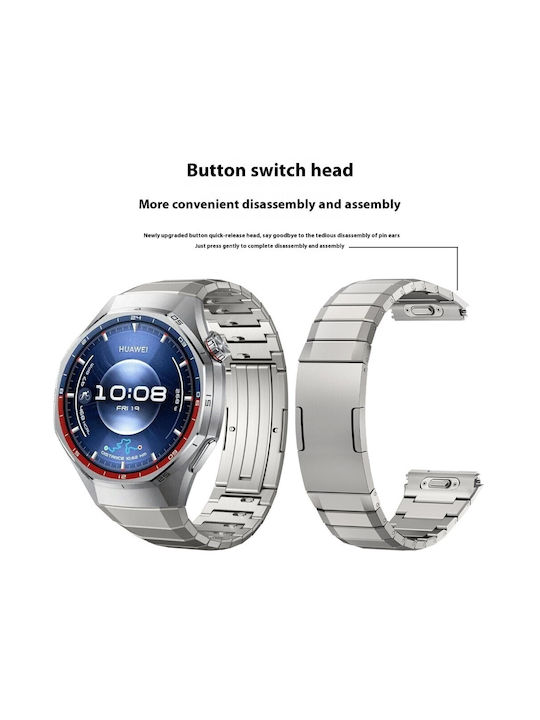 Huawei Watch Ultimate 2/Watch GT Runner 2/Watch GT 6 Pro 46mm Wearable Strap Titanium Alloy Black