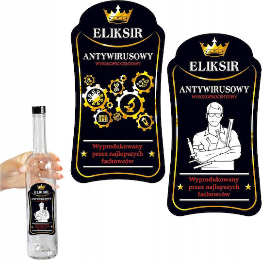 10x Ετικέτες Premium Antio Elixir Βότκα