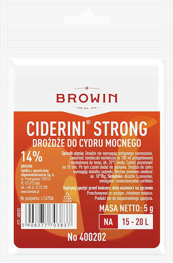 Ciderini Strong 5g Cider Yeast