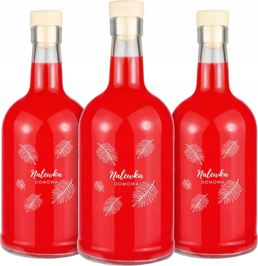 10x Flacoane Tadek 500ml Imprimare Vopsele Lichior Vin