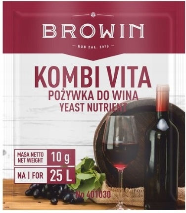 Kombi Vita Μαγιά Διατροφική Αξία 10g Κρασί