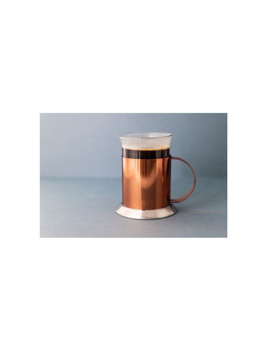 La Cafetière Κούπα Χάλκινη Καφέ 2τμχ