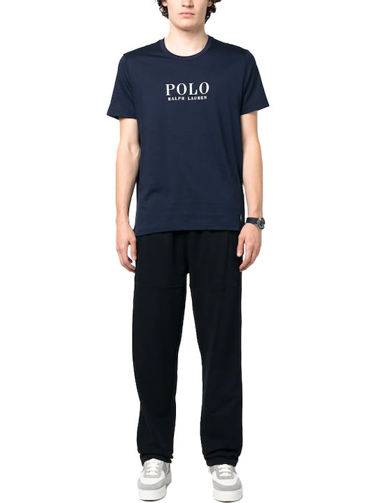 Polo Short Sleeve Blouse White- Blue