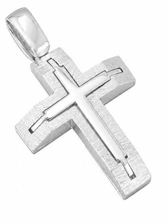 Ios Men's Silver Cross Without Chain