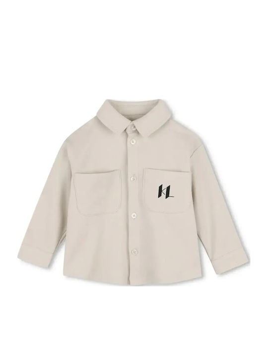 Kids Set With Pants Summer 2 Pieces Beige With Black