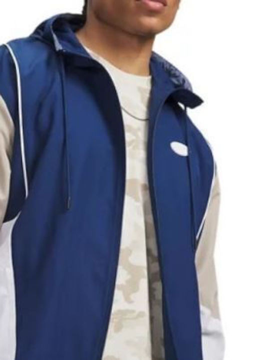Woven Jacket Windproof Navy Blue