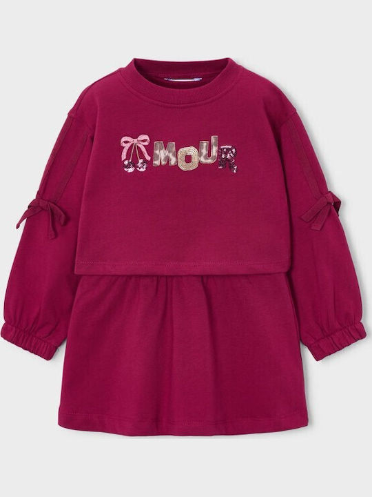 Mädchenkleid Langärmelig Cherry